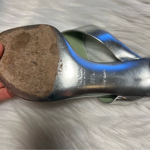 PRADA metallic heels - Picture 4 of 10